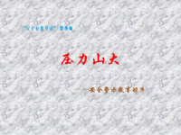 “安全在身边”安全视频《压力山大》