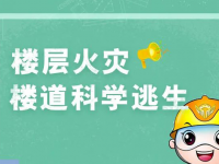楼层火灾楼道科学逃生