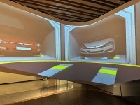近日，尊龙集团官网完成了机勘院展厅异形屏内容制作