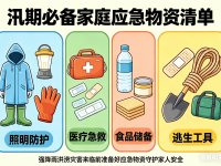 汛期必备｜家庭应急物资清单