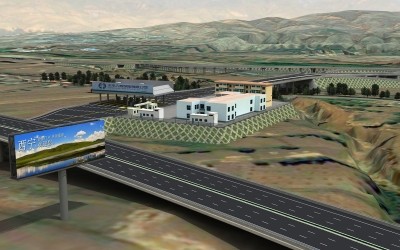 西宁绕城高速公路数字仿真漫游动画