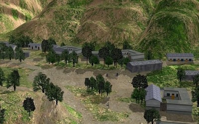 尖山铁矿排土场滑坡事故动画