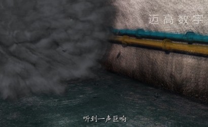煤矿瓦斯爆炸事故动画模拟片