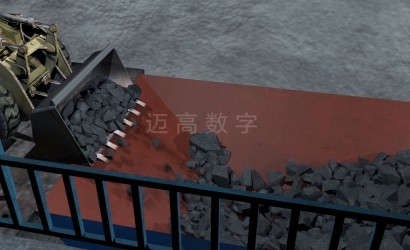 煤矿矸石智能处理系统动画演示