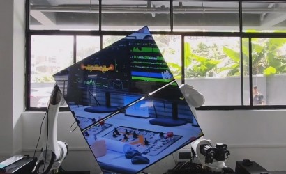 彬长集团展厅机械臂展区智慧矿区宣传片